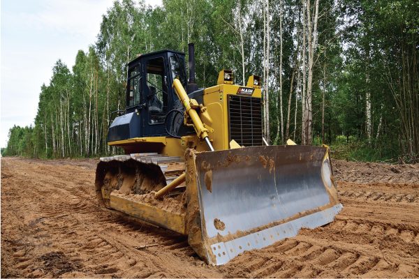 bulldozer clearing land