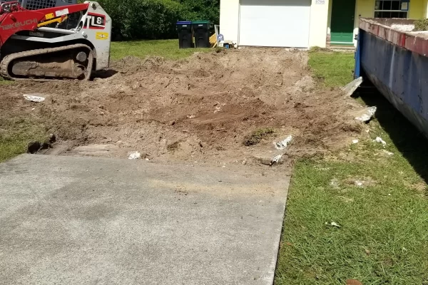 driveway demo